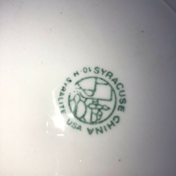 Vintage Portland Country Club 6" Plate Falmouth Foreside, Maine Syralite USA - Picture 6 of 6